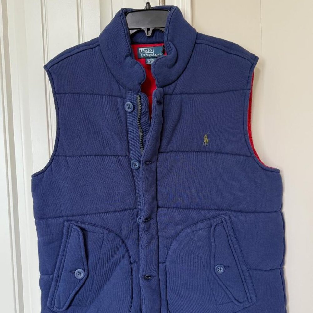 Polo Ralph Lauren Men's Blue Vest, Large NWT